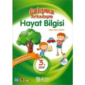 3. Sınıff Hayat Bilgisi Çalışma Arkadaşım 4 Adım Yayınları