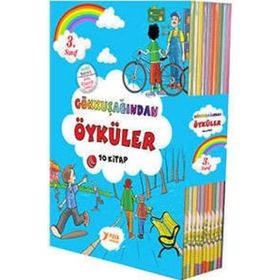 3. Sınıflar İçin Gökkuşağından Öyküler 10 Kitap Yuva Yayınları