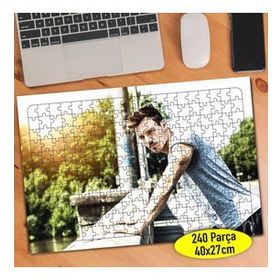 3 Sporcu Erkek Atletik Vücut 240 Parça Puzzle Yapboz
