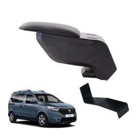 3 Tıkla Dacia Dokker 2018 Siyah Delmesiz Çelik Ayaklı Kol Dayama Kolçak