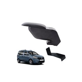 3 Tıkla Dacia Dokker 2020 Siyah Delmesiz Çelik Ayaklı Kol Dayama Kolçak