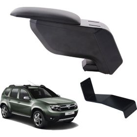3 Tıkla Dacia Duster 2010 Siyah Delmesiz Çelik Ayaklı Kol Dayama Kolçak