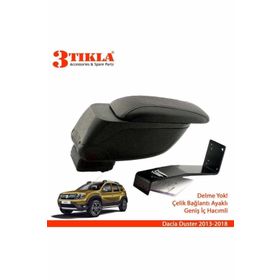 3 Tıkla Dacia Duster 2013-2018 Geniş Hacimli Delmesiz Çelik Ayaklı Kol Dayama Kolçak
