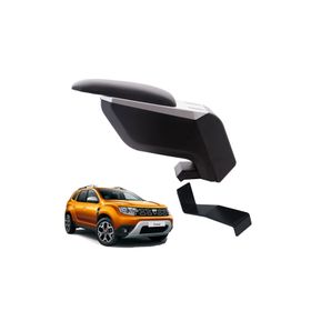 3 Tıkla Dacia Duster 2019 Gri-Siyah Delmesiz Çelik Ayaklı Kol Dayama Kolçak