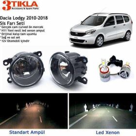 3 Tıkla Dacia Lodgy Beyaz LED Xenon Sis Farı Seti