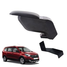 3 Tıkla Dacia Lodgy Stepway 2020 Siyah Delmesiz Çelik Ayaklı Kol Dayama Kolçak