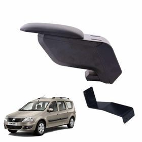 3 Tıkla Dacia Logan Mcv 2007 Siyah Delmesiz Çelik Ayaklı Kol Dayama Kolçak
