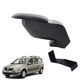 3 Tıkla Dacia Logan Mcv 2009 Siyah Delmesiz Çelik Ayaklı Kol Dayama Kolçak