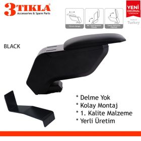 3 Tıkla Dacia Logan Mcv 2011 Siyah Delmesiz Çelik Ayaklı Kol Dayama Kolçak