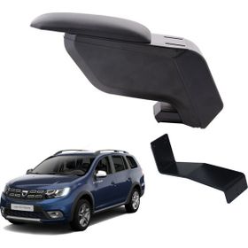 3 Tıkla Dacia Logan Mcv 2021 Siyah Delmesiz Çelik Ayaklı Kol Dayama Kolçak