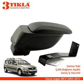 3 Tıkla Dacia Logan Mcv Geniş Hacimli Delmesiz Çelik Ayaklı Kol Dayama Kolçak