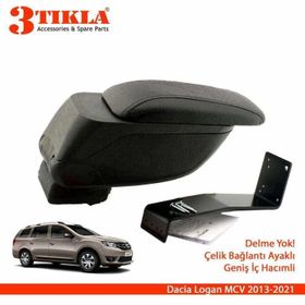3 Tıkla Dacia Logan Mcv Iı Geniş Hacimli Delmesiz Çelik Ayaklı Kol Dayama Kolçak