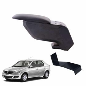 3 Tıkla Dacia Logan Sedan 2004 Siyah Delmesiz Çelik Ayaklı Kol Dayama Kolçak