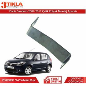 3 Tıkla Dacia Sandero 2007-2012 Çelik Kol Dayama Montaj Ayağı Kolçak