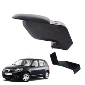 3 Tıkla Dacia Sandero 2010 Siyah Delmesiz Çelik Ayaklı Kol Dayama Kolçak