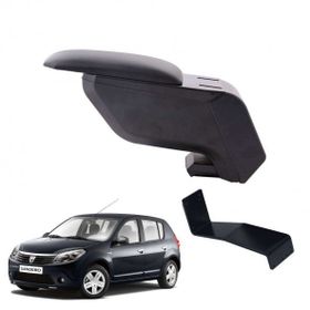 3 Tıkla Dacia Sandero 2010 Siyah Delmesiz Çelik Ayaklı Kol Dayama Kolçak