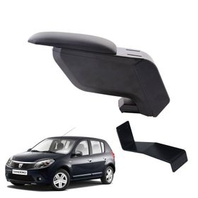 3 Tıkla Dacia Sandero 2010 Siyah Delmesiz Çelik Ayaklı Kol Dayama Kolçak