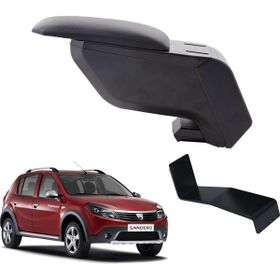 3 Tıkla Dacia Sandero 2010 Siyah Delmesiz Çelik Ayaklı Kol Dayama Kolçak