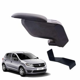 3 Tıkla Dacia Sandero 2013 Siyah Delmesiz Çelik Ayaklı Kolçak Kol Dayama
