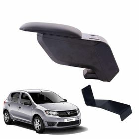 3 Tıkla Dacia Sandero 2013 Siyah Delmesiz Çelik Ayaklı Kolçak Kol Dayama