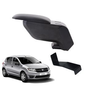 3 Tıkla Dacia Sandero 2015 Siyah Delmesiz Çelik Ayaklı Kolçak Kol Dayama
