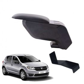 3 Tıkla Dacia Sandero 2015 Siyah Delmesiz Çelik Ayaklı Kolçak Kol Dayama