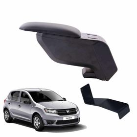 3 Tıkla Dacia Sandero 2015 Siyah Delmesiz Çelik Ayaklı Kolçak Kol Dayama