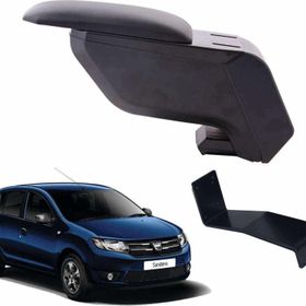 3 Tıkla Dacia Sandero 2017 Siyah Delmesiz Çelik Ayaklı Kolçak Kol Dayama