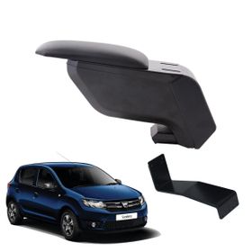 3 Tıkla Dacia Sandero 2018 Siyah Delmesiz Çelik Ayaklı Kolçak Kol Dayama