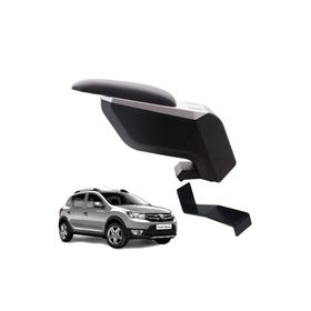 3 Tıkla Dacia Sandero Stepway 2013 Delmesiz Çelik Ayaklı Gri-Siyah Kolçak