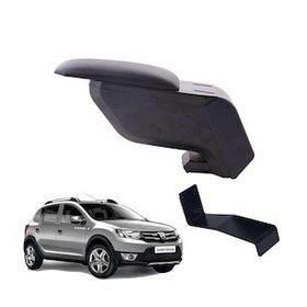 3 Tıkla Dacia Sandero Stepway 2013 Siyah Delmesiz Çelik Ayaklı Kol Dayama Kolçak