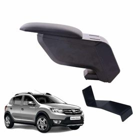 3 Tıkla Dacia Sandero Stepway 2013 Siyah Delmesiz Çelik Ayaklı Kol Dayama Kolçak