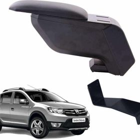 3 Tıkla Dacia Sandero Stepway 2013 Siyah Delmesiz Çelik Ayaklı Kol Dayama Kolçak