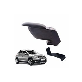 3 Tıkla Dacia Sandero Stepway 2015 Siyah Delmesiz Çelik Ayaklı Kol Dayama Kolçak