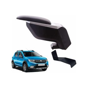 3 Tıkla Dacia Sandero Stepway 2018 Siyah Delmesiz Çelik Ayaklı Kol Dayama Kolçak