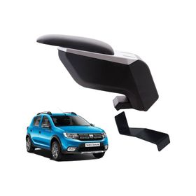 3 Tıkla Dacia Sandero Stepway 2019 Siyah Delmesiz Çelik Ayaklı Kol Dayama Kolçak