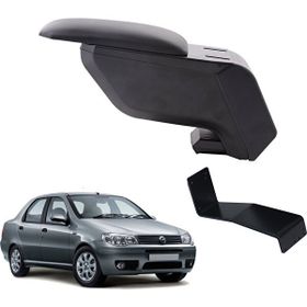 3 Tıkla Fiat Albea 2002 Siyah Delmesiz Çelik Ayaklı Kol Dayama Kolçak