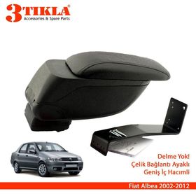 3 Tıkla Fiat Albea Geniş Hacimli Delmesiz Çelik Ayaklı Kol Dayama Kolçak
