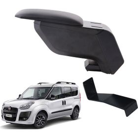 3 Tıkla Fiat Doblo 2011 Siyah Delmesiz Çelik Ayaklı Kol Dayama Kolçak