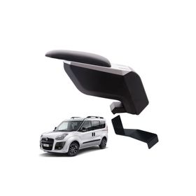 3 Tıkla Fiat Doblo 2013 Delmesiz Çelik Ayaklı Gri-Siyah Kolçak