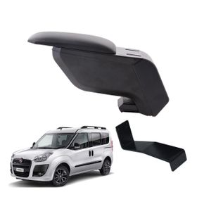 3 Tıkla Fiat Doblo 2013 Siyah Delmesiz Çelik Ayaklı Kol Dayama Kolçak