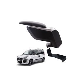 3 Tıkla Fiat Doblo 2014 Delmesiz Çelik Ayaklı Gri-Siyah Kolçak