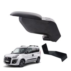 3 Tıkla Fiat Doblo 2015 Siyah Delmesiz Çelik Ayaklı Kol Dayama Kolçak