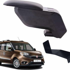 3 Tıkla Fiat Doblo 2020 Siyah Delmesiz Çelik Ayaklı Kol Dayama Kolçak