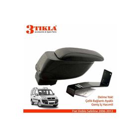 3 Tıkla Fiat Doblo Safeline 2006-2012 Geniş Hacimli Delmesiz Çelik Ayaklı Kol Dayama Kolçak
