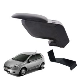3 Tıkla Fiat Grande Punto 2009 Siyah Delmesiz Çelik Ayaklı Kol Dayama Kolçak