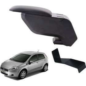 3 Tıkla Fiat Grande Punto 2009 Siyah Delmesiz Çelik Ayaklı Kol Dayama Kolçak