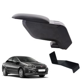 3 Tıkla Fiat Linea 2013 Siyah Delmesiz Çelik Ayaklı Kol Dayama Kolçak