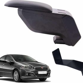 3 Tıkla Fiat Linea 2014 Siyah Delmesiz Çelik Ayaklı Kol Dayama Kolçak