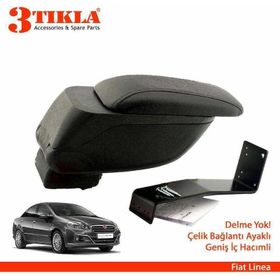 3 Tıkla Fiat Linea Geniş Hacimli Delmesiz Çelik Ayaklı Kol Dayama Kolçak